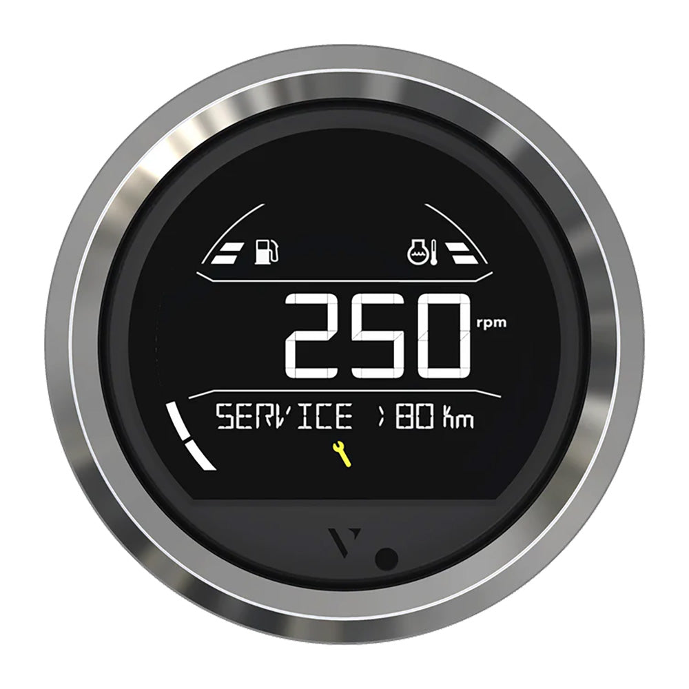 Veratron VL Digital 85 w/Triangular Chrome Bezel [B00205803]