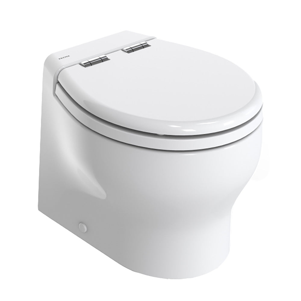 Thetford Silence 2G w/Wood Polyester Soft Close Seat  Standard Solenoid - Short, White, 24V [T-E2G024DW/D00C00]