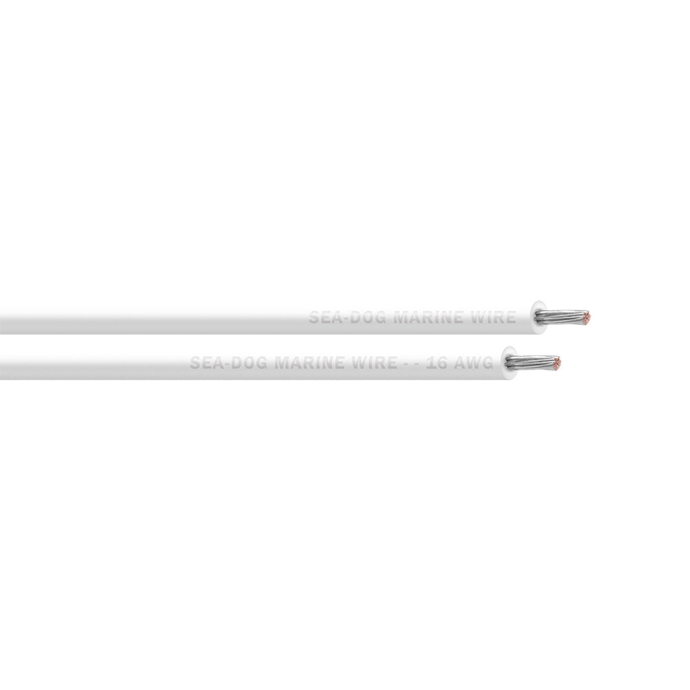 Sea-Dog 16 AWG White Primary Wire - 500' [8016057]