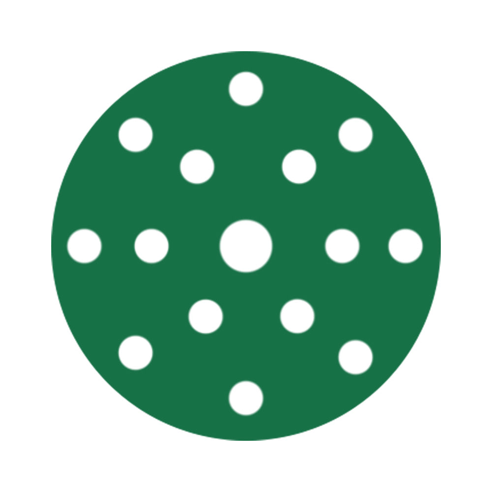 RUPES PROCUT Film Abrasive Discs 150mm (6") - 15 Holes - P800 Grit *Box of 50pcs [9.45FD800]