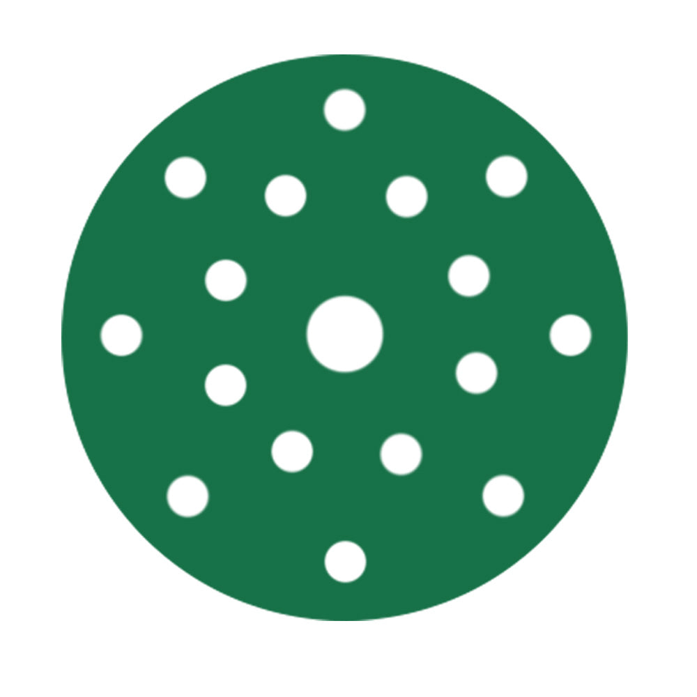 RUPES PROCUT Film Abrasive Discs 125mm (5") - 17 Holes - P80 Grit *Box of 50pcs [9.45FC080]